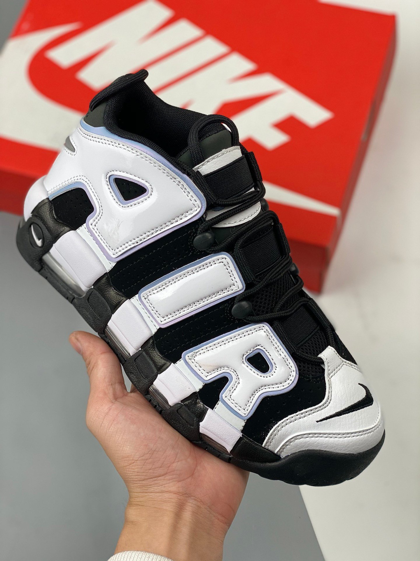 Nike Air More Uptempo BlackMulti-ColorCobalt BlissWhite DV0819-001 5338633