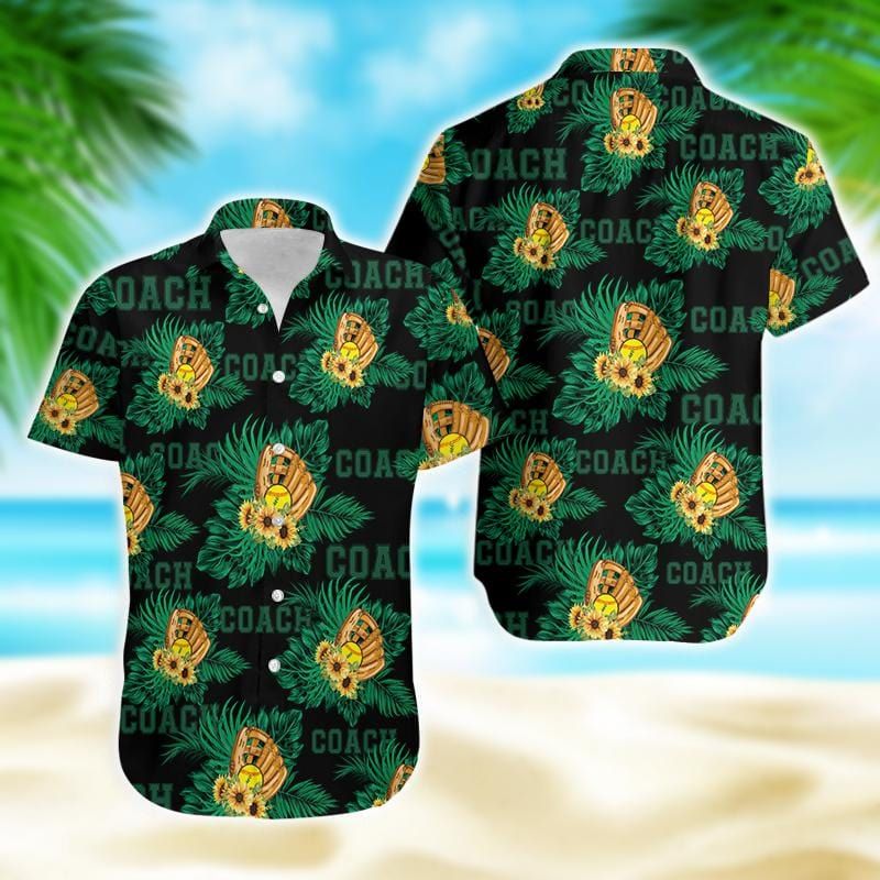 Felacia Simple Softball Summer Vibe Tropical Hawaii Aloha Ha38983