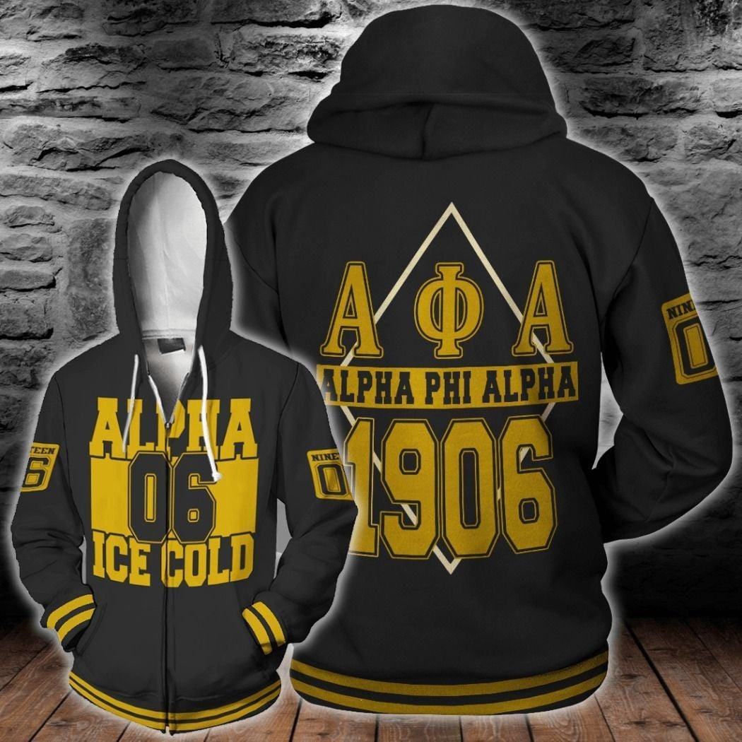 Fraternity Hoodie – Diamond Alpha Phi Alpha Ice Cold 06 Hoodie