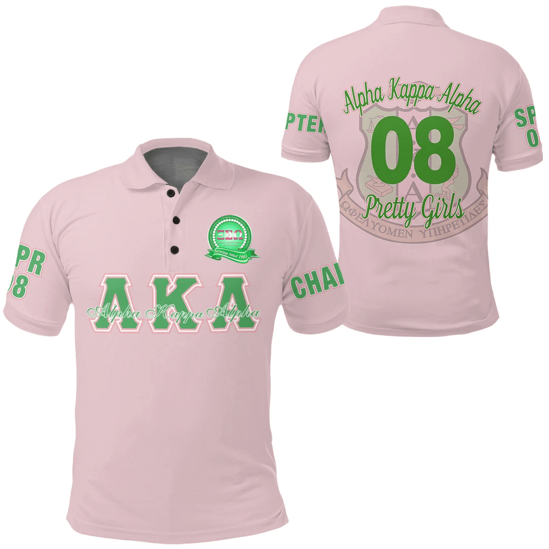 Africa Zone Polo Shirt – Alpha Kappa Alpha – Xi Sigma Omega Polo Shirt A7