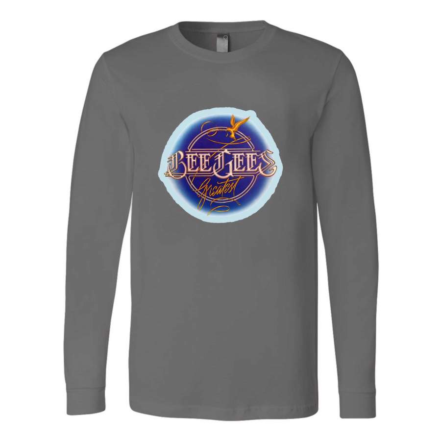 Bee Gees Pop Music Soft Rock Vintage Graphic Long Sleeve T-Shirt