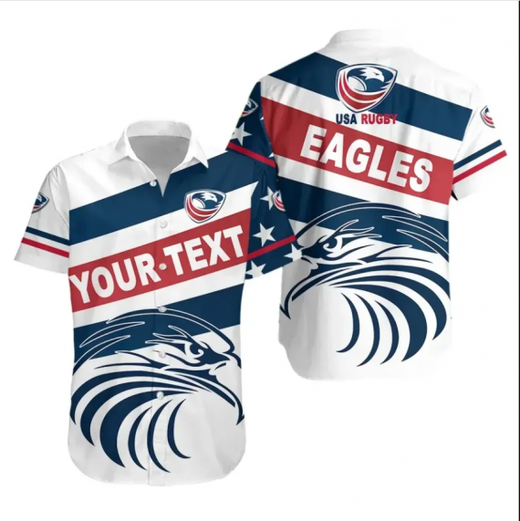 Usa Rugby Hawaiian Shirt Chm