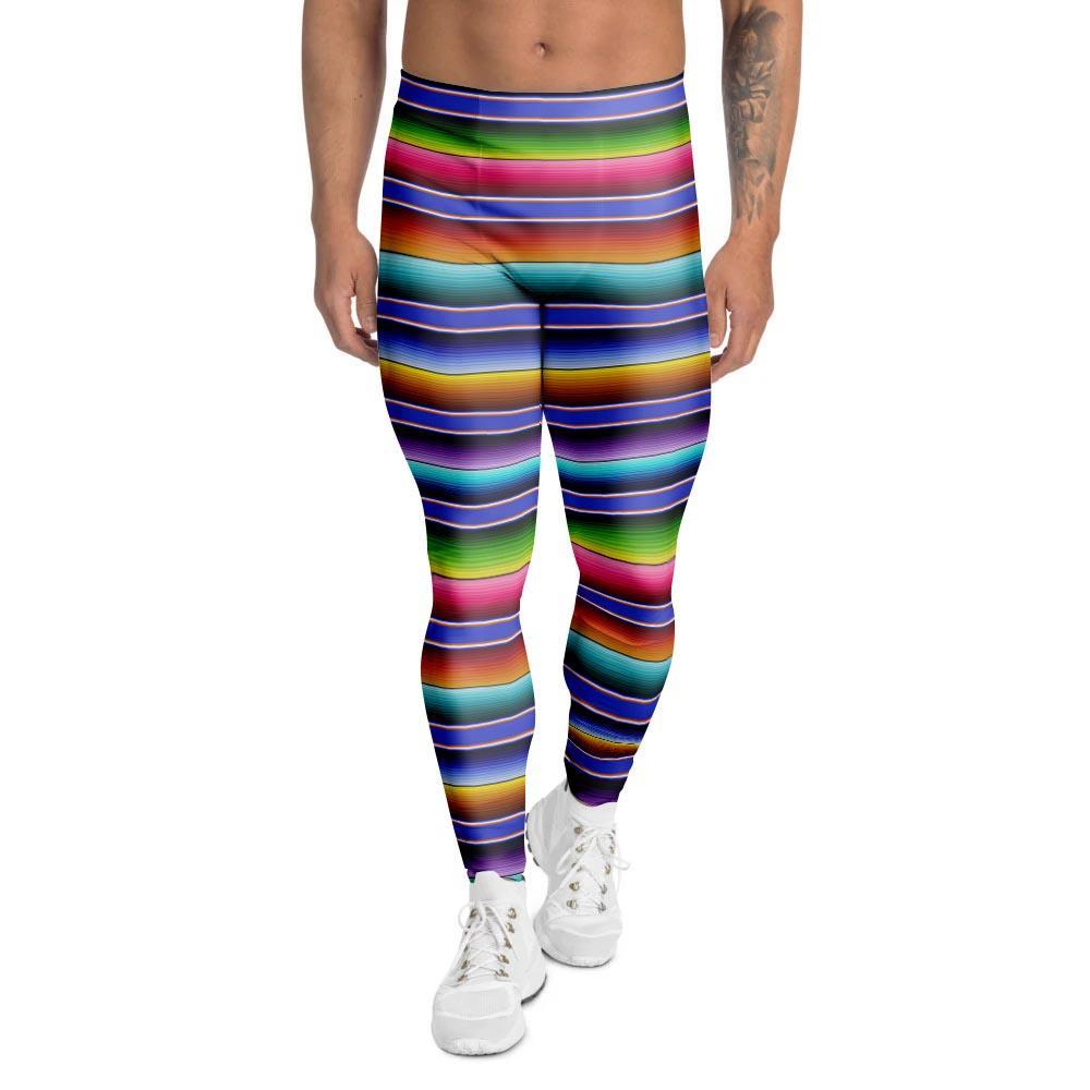 Baja Serape Mexican Men’S Leggings