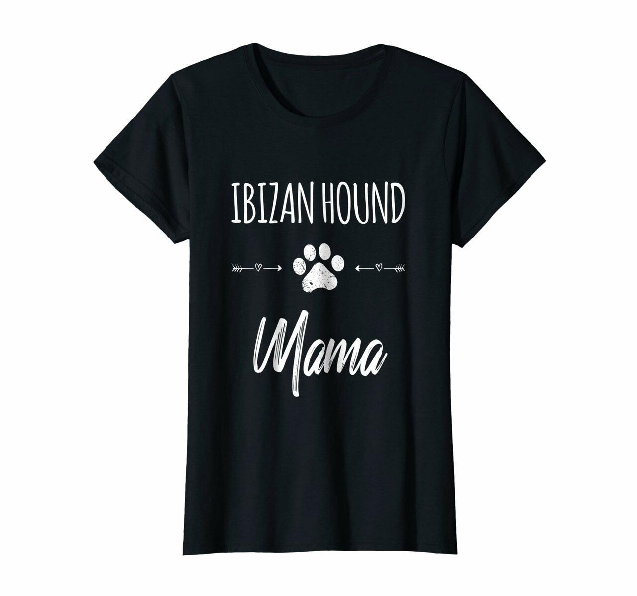 Cute Dog Mom Mama Ibizan Hound Love Pet Puppy Gift T-Shirt