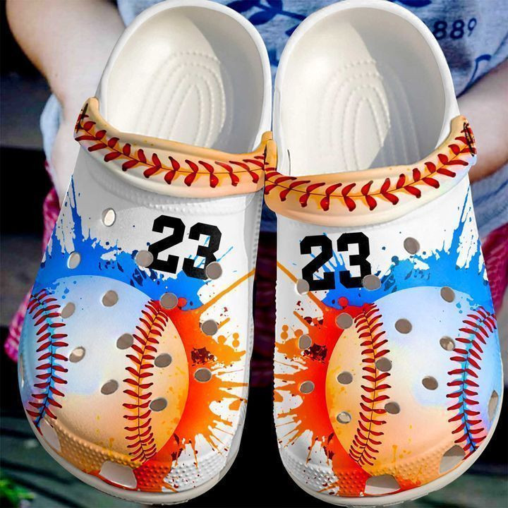 Baseball Personalized I Love Classic Clogs Shoes