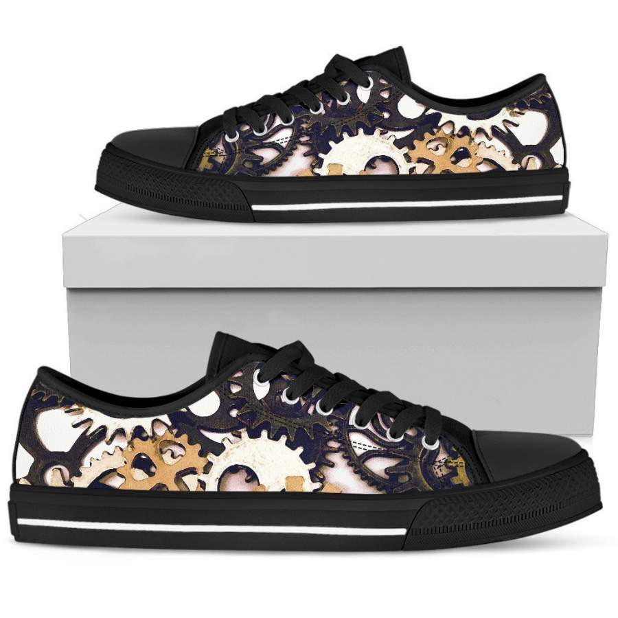 Women’s Low Tops Gears (Black Sole)