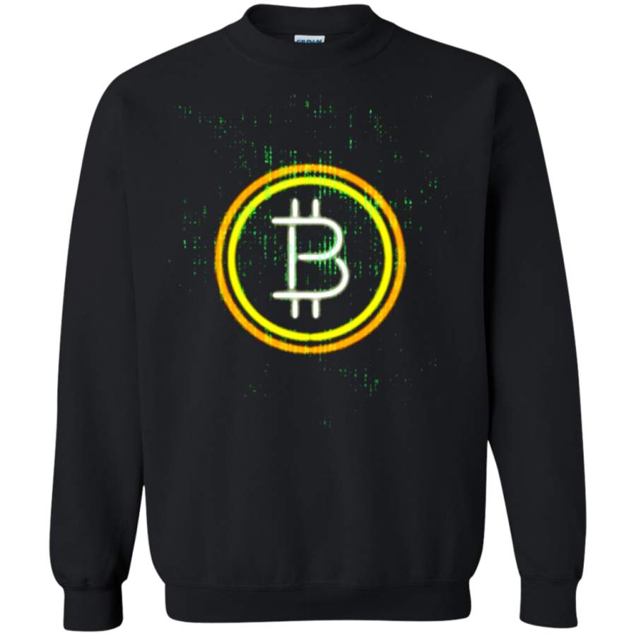 AGR Bitcoin Dream Currency In The Matrix Sweatshirt