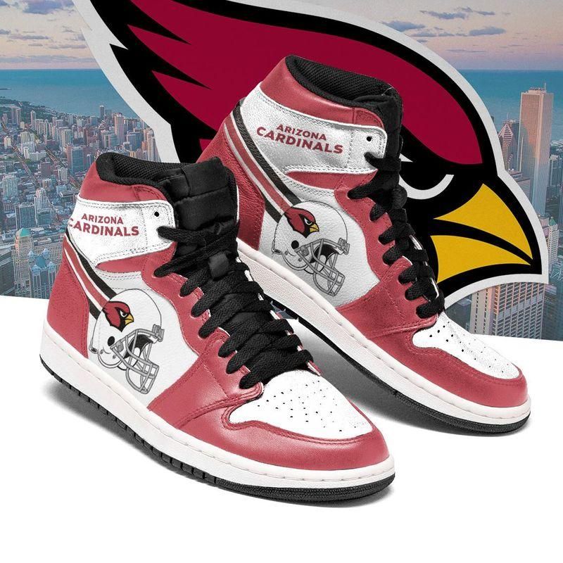 Arizona Cardinals 1 Unisex Air Jordan Custom Sneaker