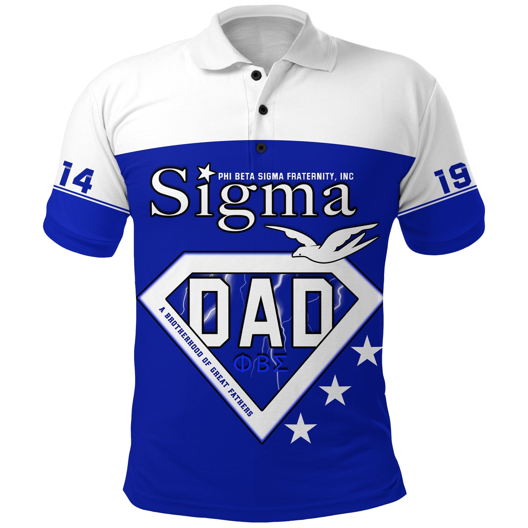 Phi Beta Sigma  Polo Shirt Happy Father’S Day Lt13