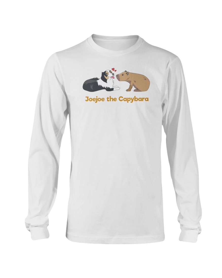 Joejoe The Capybara And The Lovely Dog Long Sleeve T-Shirt
