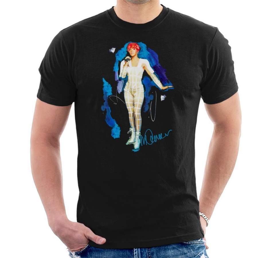 Sidney Maurer Original Portrait Of Rihanna Cut Out Outfit Men’s T-Shirt