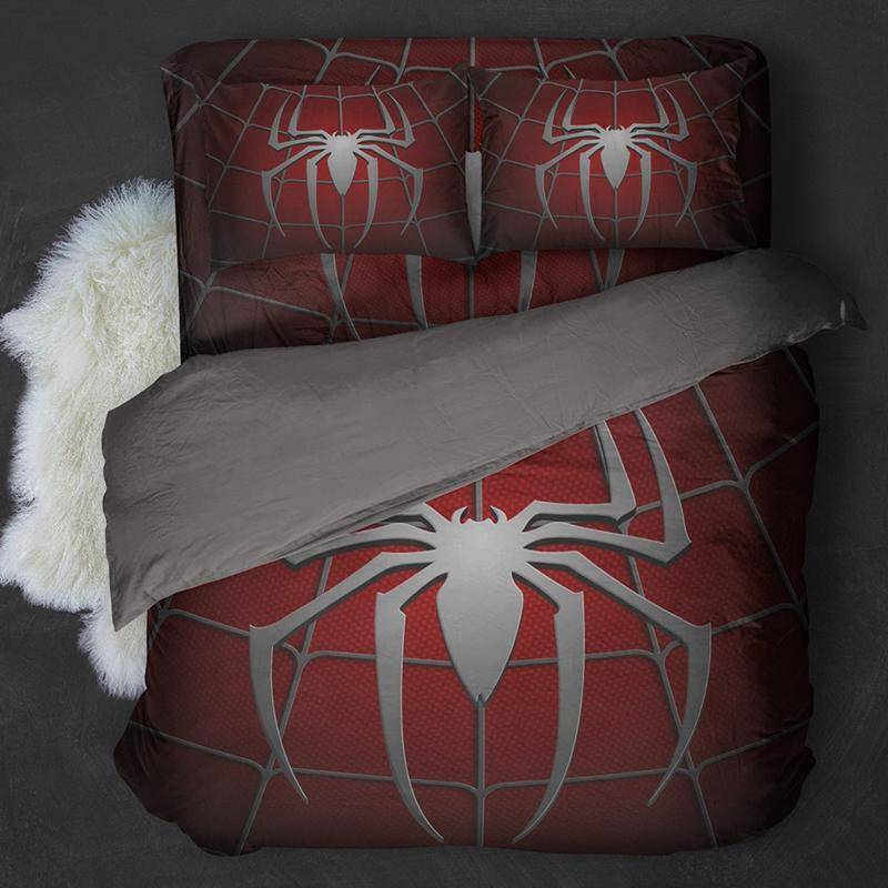 3D Red Red Spider Halloween Bedding Set for kids Home Duvet Cover king Full Queen Single Twin Size Quilt Cover Pillowcases