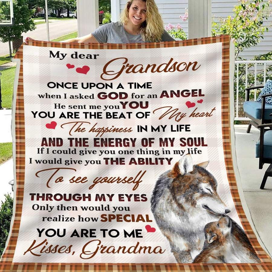 How Special You Are To Me Blanket Gift For Grandson