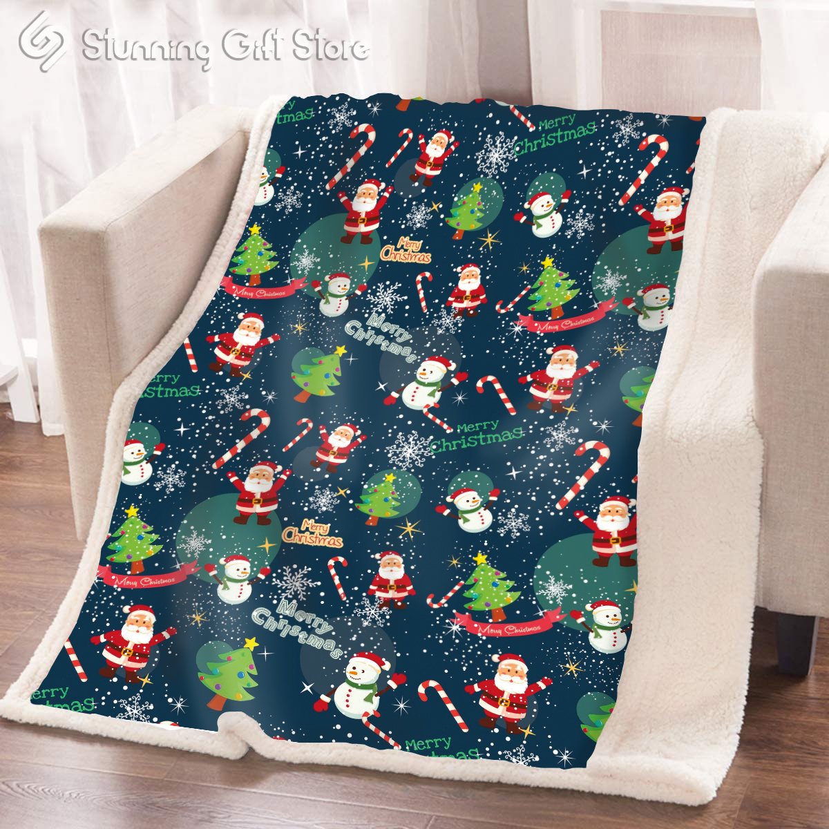 Stunning Gift Christmas Fleece Blanket Ver3