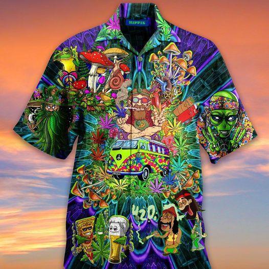 Amazing Hippie Hawaii Shirt Unisex Full Size Adult Colorful Ha58517