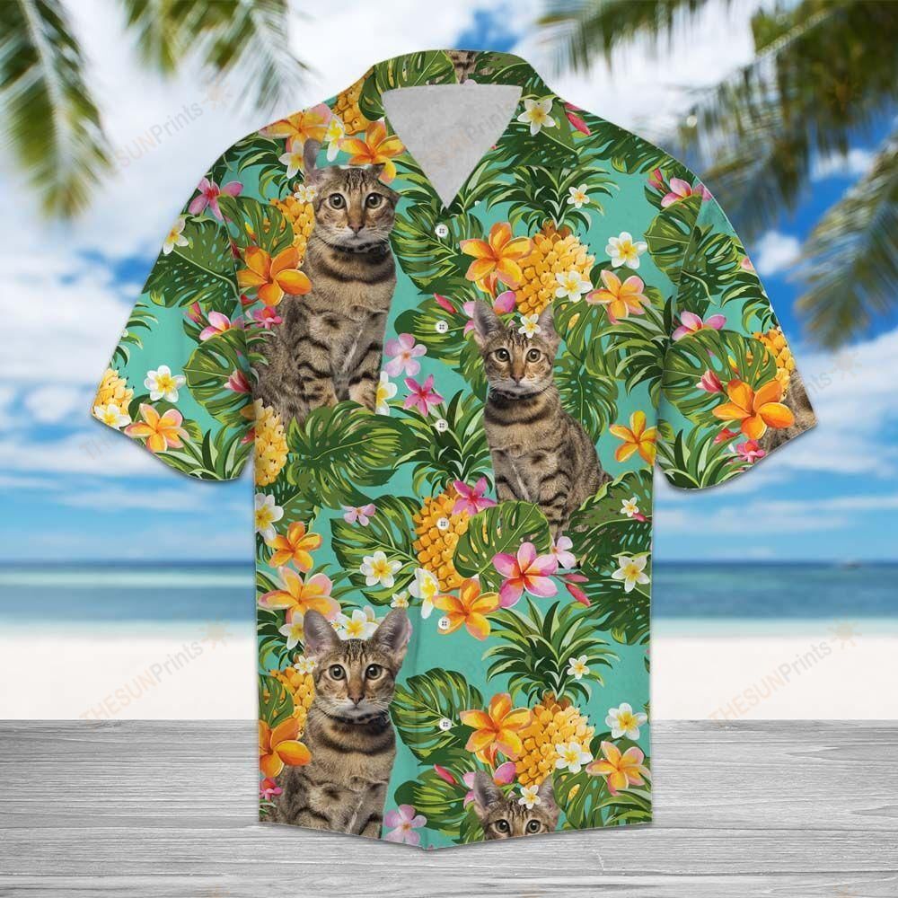 Tropical Pineapple Savannah Hawaiian Shirt Ha85079