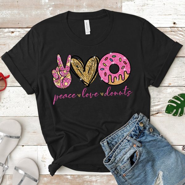 Peace Love Donuts Tee