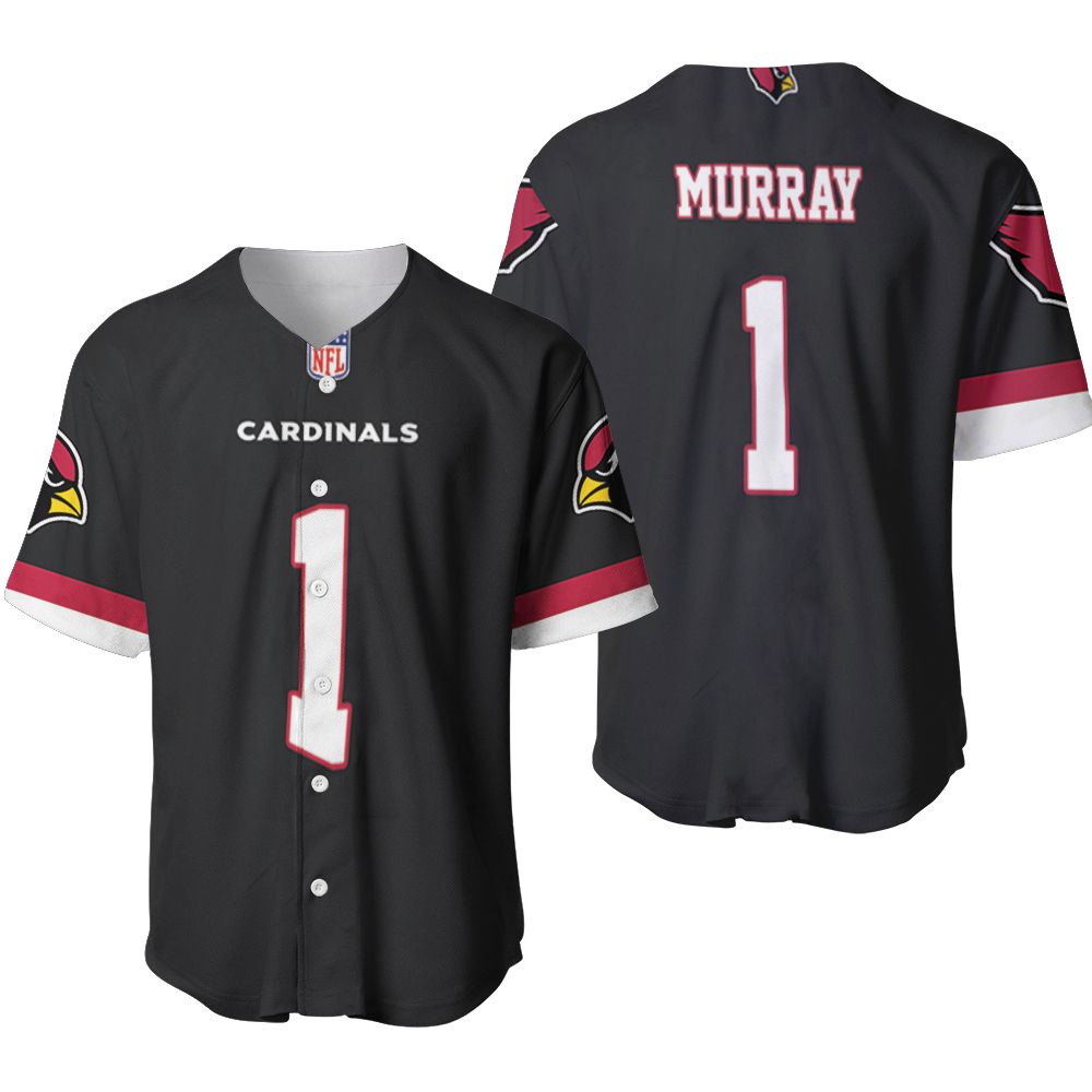 Arizona Cardinals Kyler Murray #1 Great Player NFL Alternate Game Black 2019 3D Designed Allover Gift For Arizona Fans Baseball Jersey