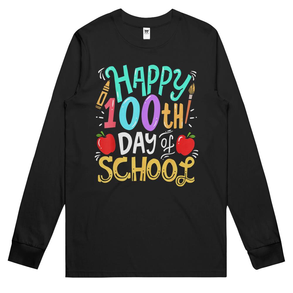 100 Days Of School Teacher Gift Long Sleeve T Shirts