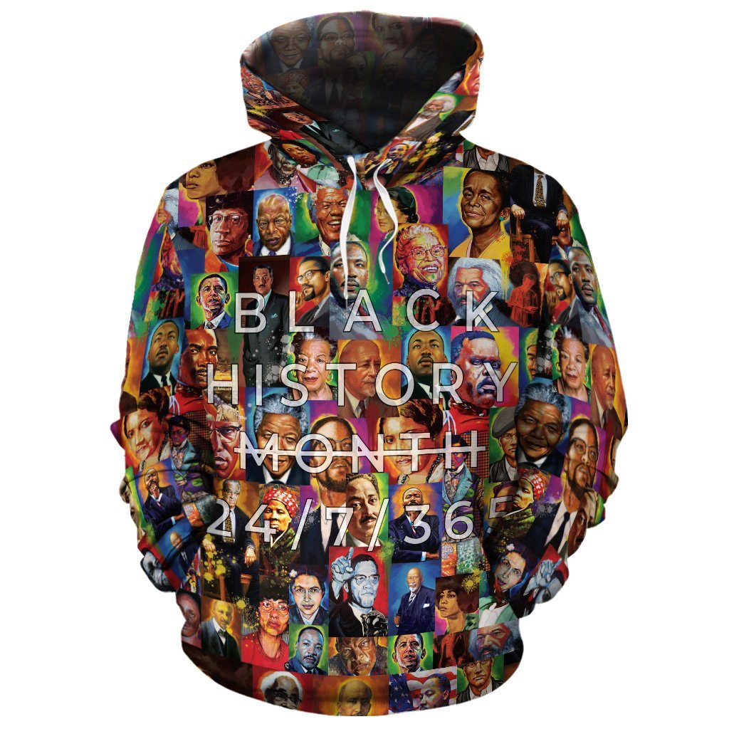 Civil Rights Leaders Oil Painting Art All-Over Hoodie