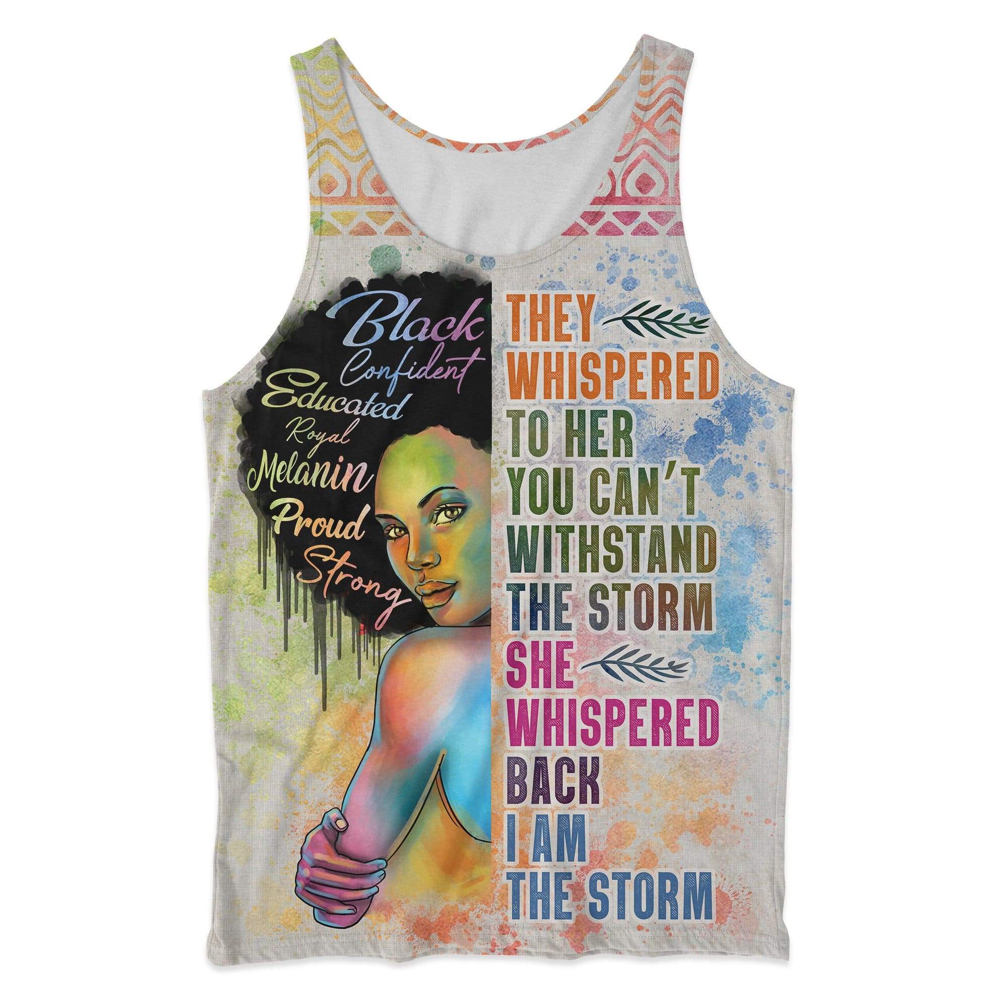 Black Girl I Am The Storm Tank Top
