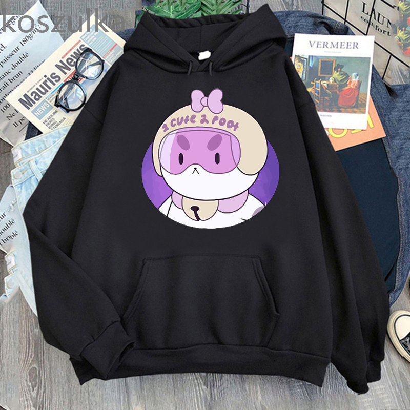 Bee and Puppycat Hoodie Funny Printed Woman Sweatshirt Unisex Vintage Harajuku Sudaderas y2k clothes Autumn Winter Sweatshirts alx