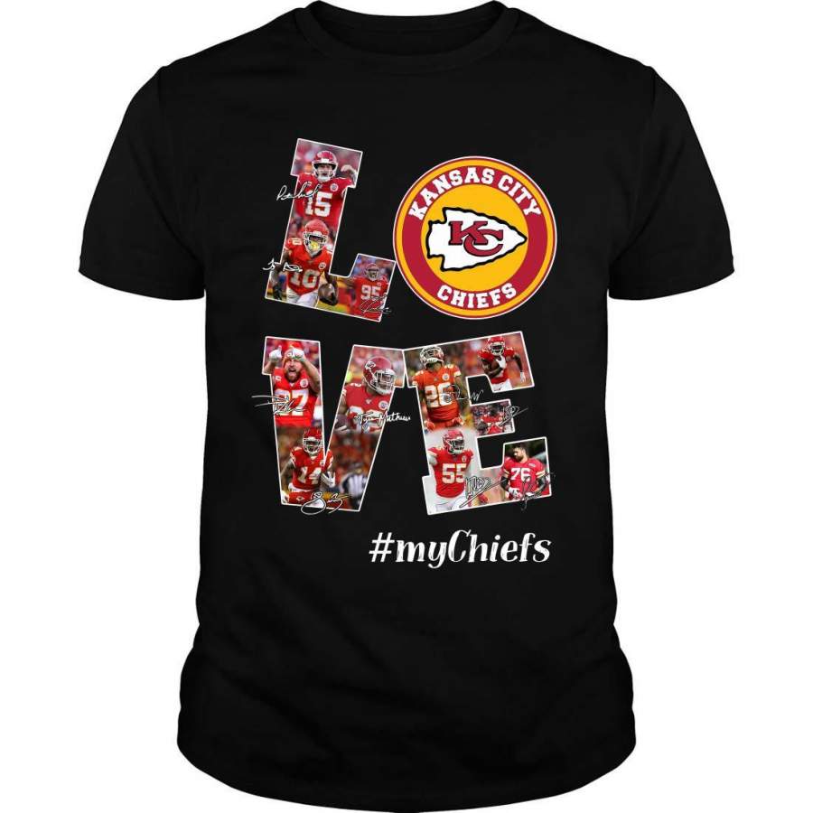 Love Kansas City Chiefs Mychiefs Shirt