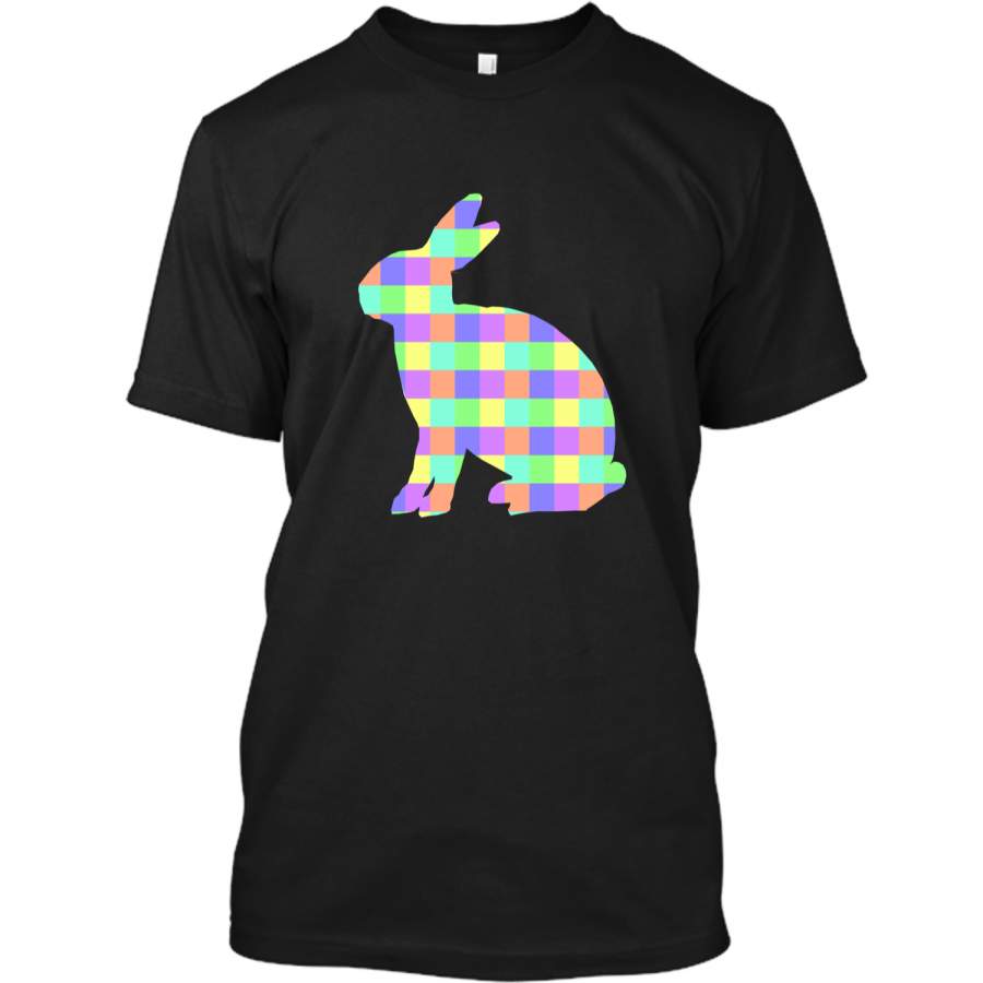 Cute Easter Rabbit Pastel Bunny Tee Shirt for Kids Custom Ultra Cotton