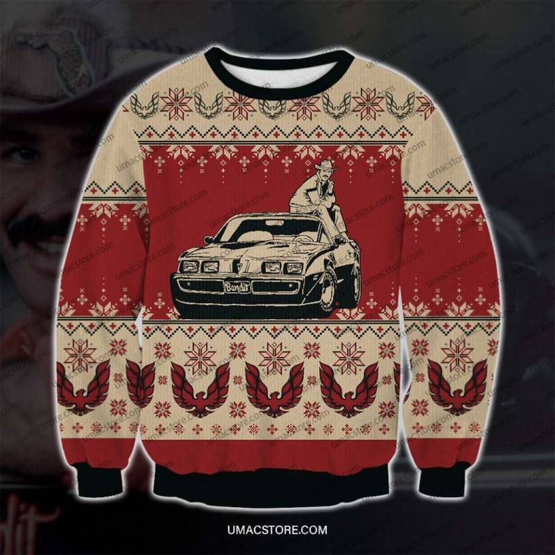 Smokey And The Bandit V6 3D Print Ugly Christmas Sweatshirt