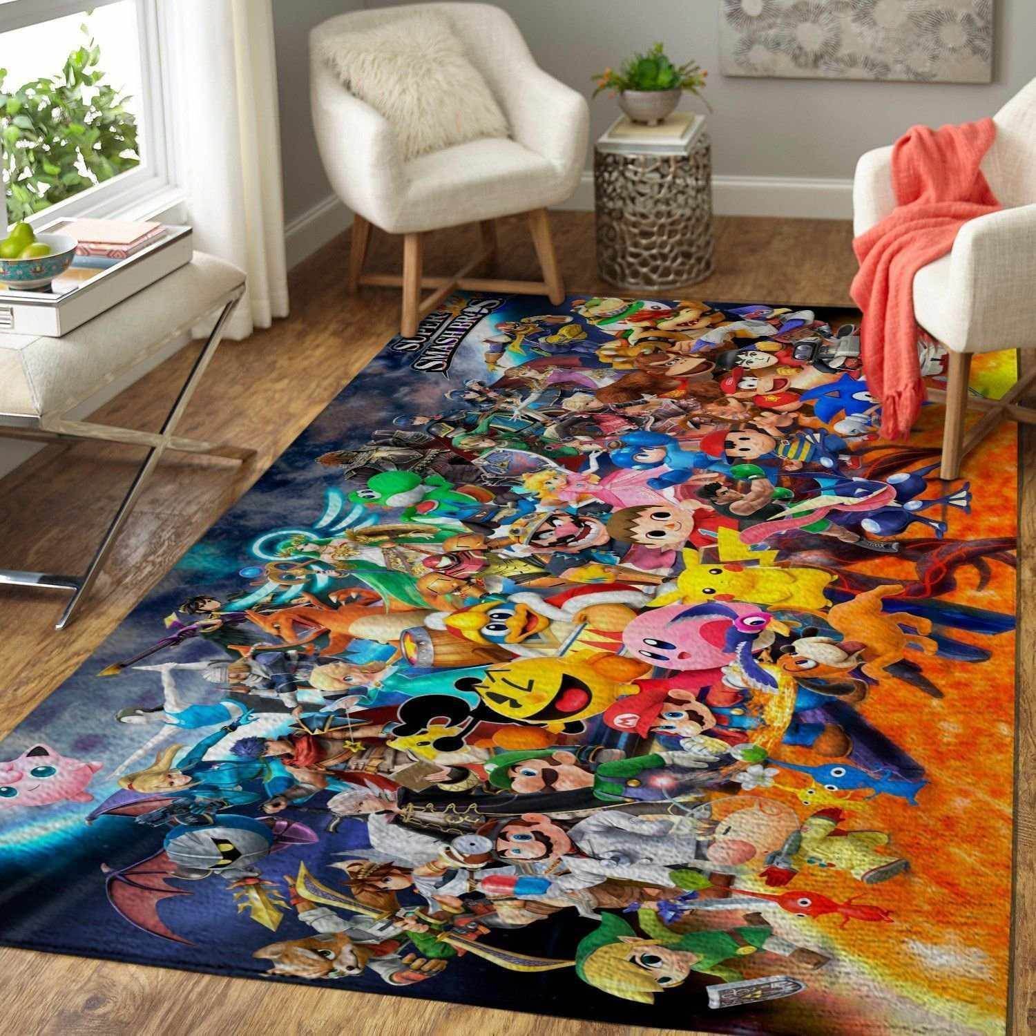 Super Smash Bros. Characters Area  Sku 3663 Rug