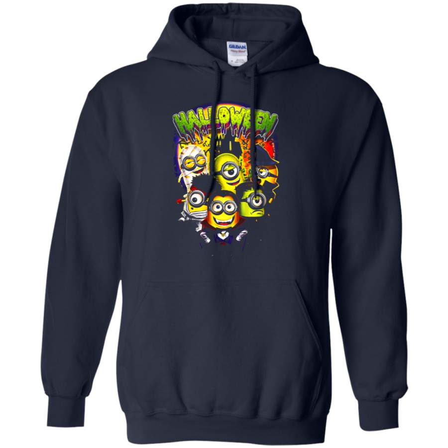 AGR Cute Minions In Costume Despicable Me Halloween Hoodie