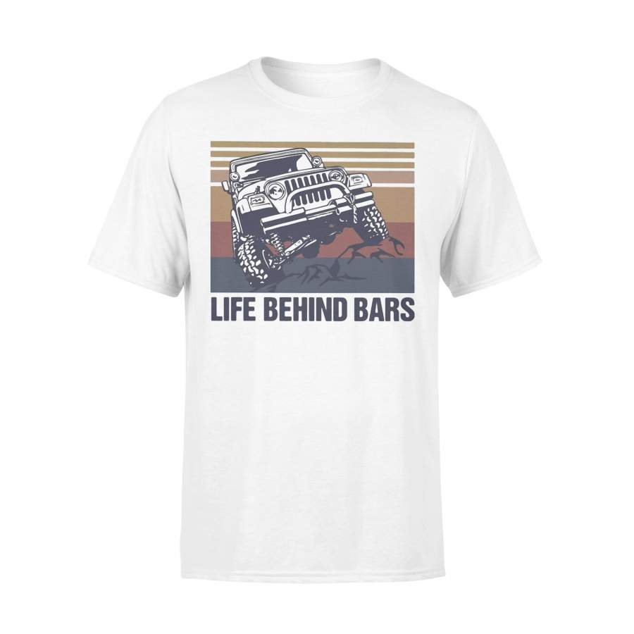 Jeep Life Behind Bars Vintage T-shirt