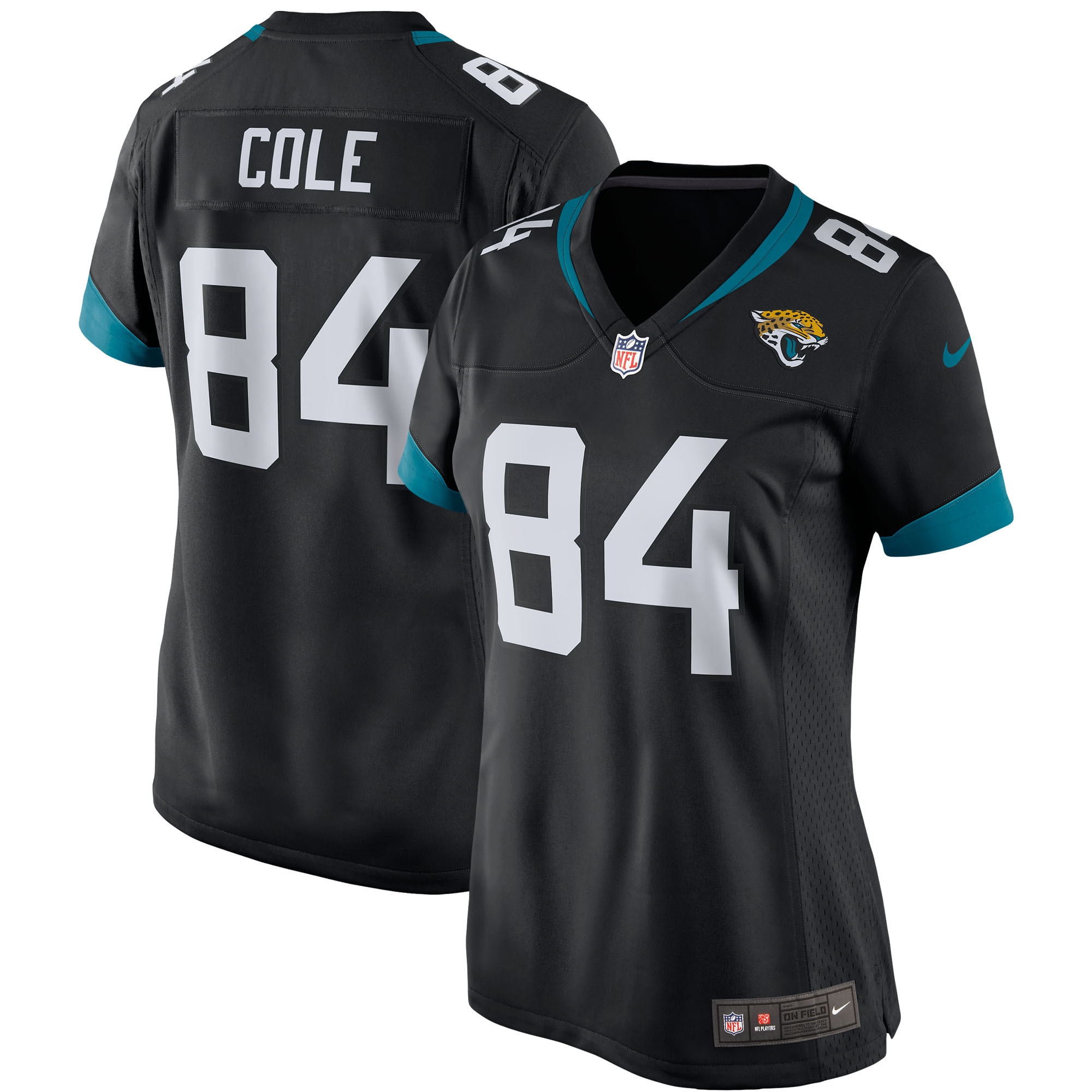 Women’s Jacksonville Jaguars Keelan Cole Black Player Game Jersey