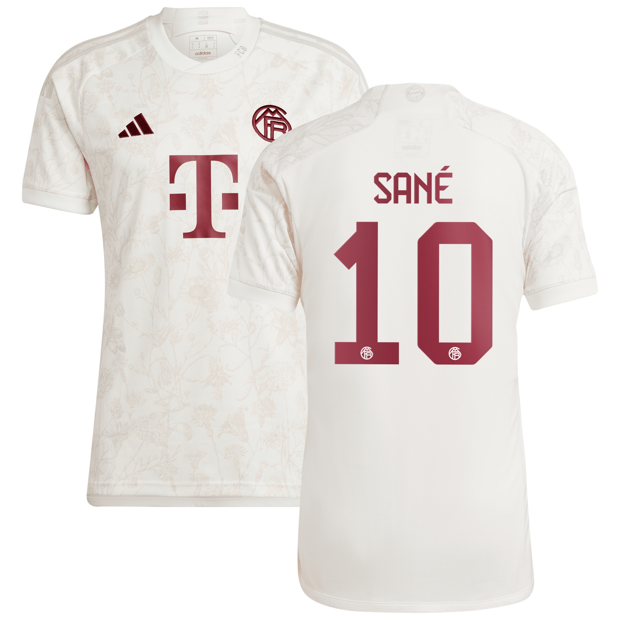 Leroy Sané Bayern Munich 2023/24 Third Replica Jersey – White