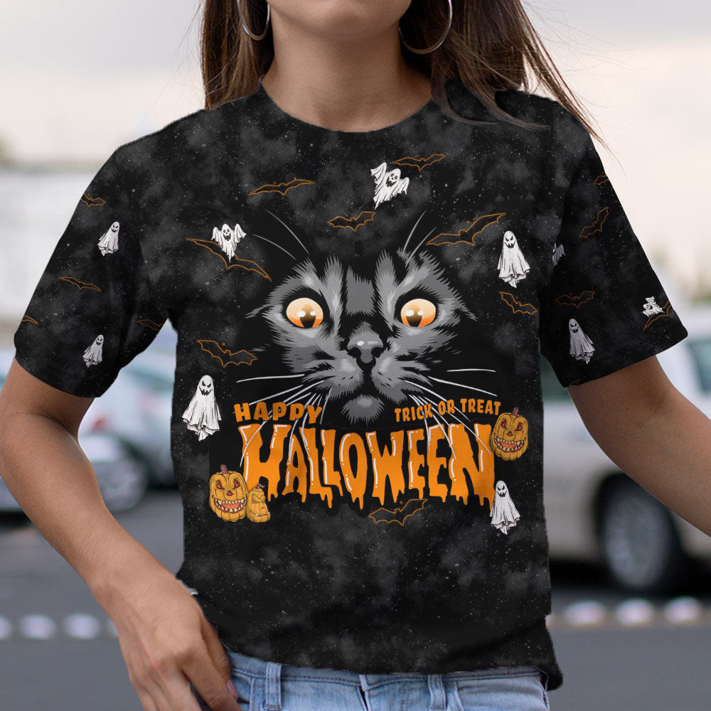 Black Cat Happy Halloween All Over Print – Latg0210211