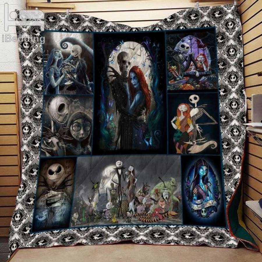 The Nightmare Before Christmas Printed Quilt Twin Full/Queen King