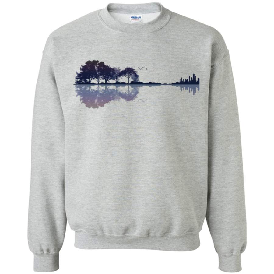 AGR NATURE GUITAR Crewneck Pullover Sweatshirt