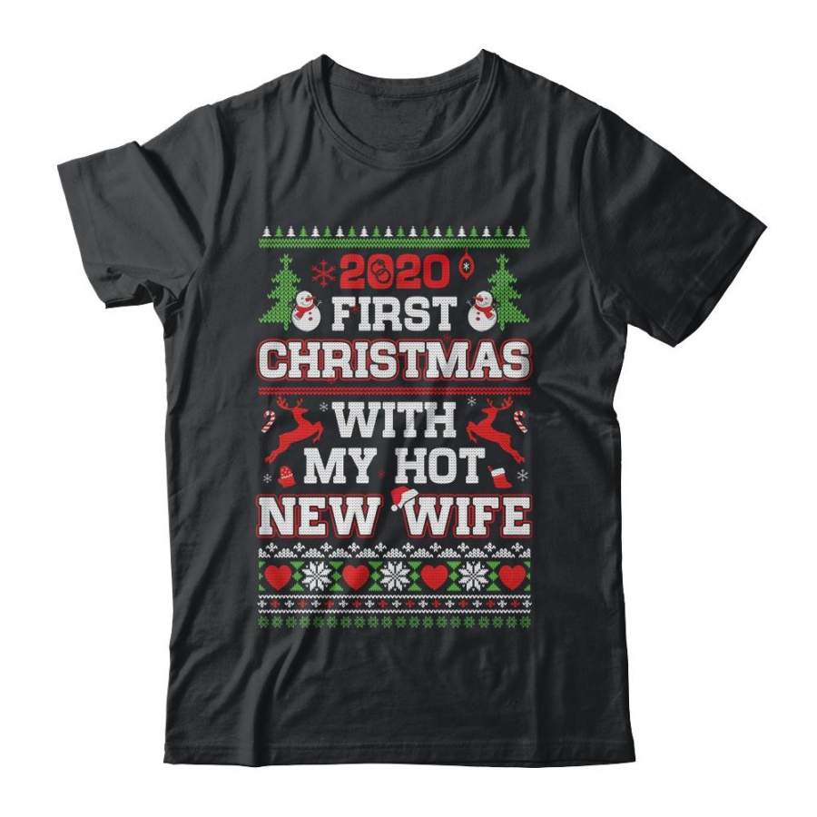 2020 First Christmas With My Hot New Wife Ugly Sweater