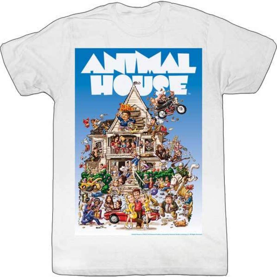 ANIMAL HOUSE-BIG MOMMAS HOUSE-WHITE ADULT S/S T-SHIRT