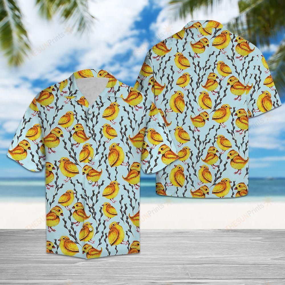 Yellow Chicken Hawaiian Shirt Ha92614