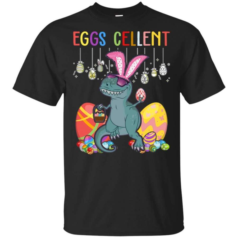 Easter Basket Stuffers Bunny T Rex Eggscellent T-Shirt