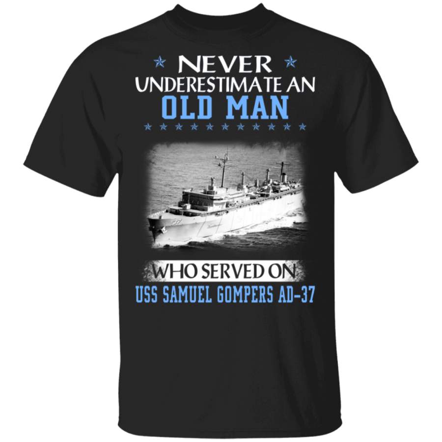 USS Samuel Gompers AD-37 Veterans Day Christmas Gift T-Shirt