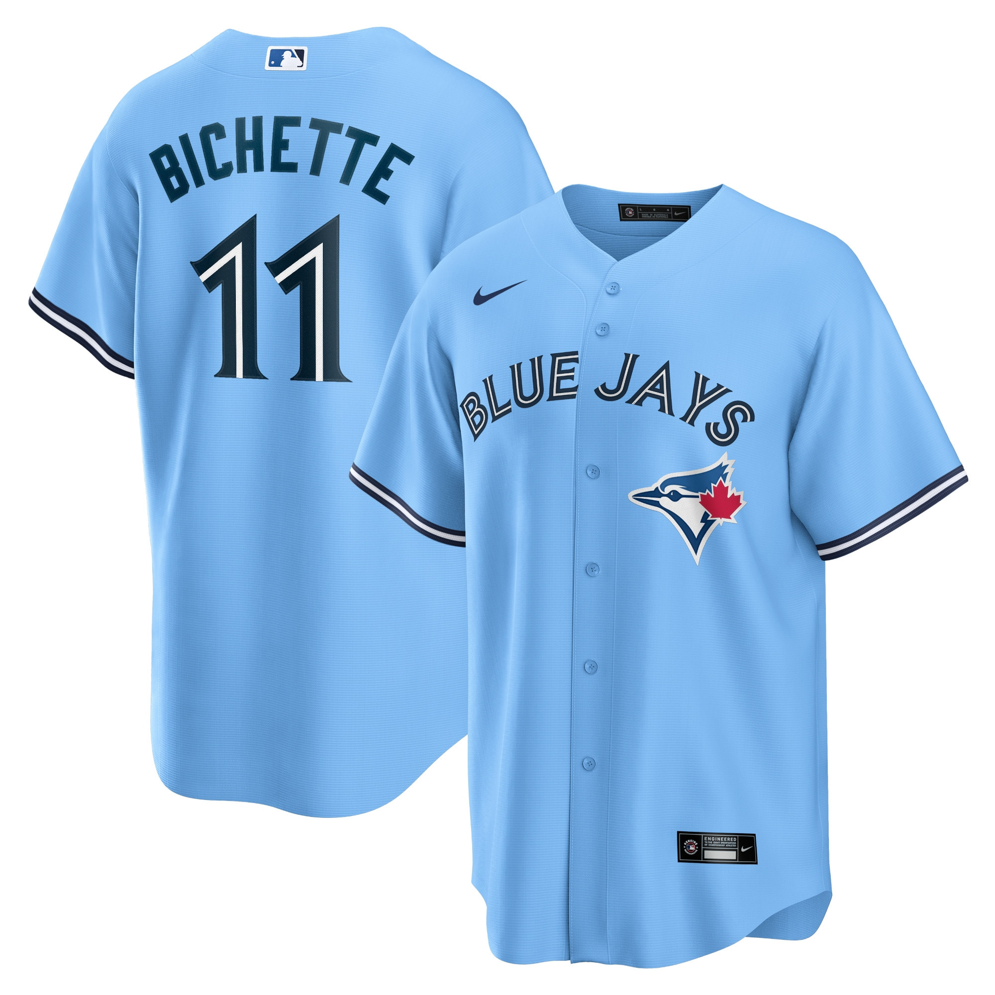 Bo Bichette Toronto Blue Jays Alternate Replica Player Name Jersey – Powder Blue MLB