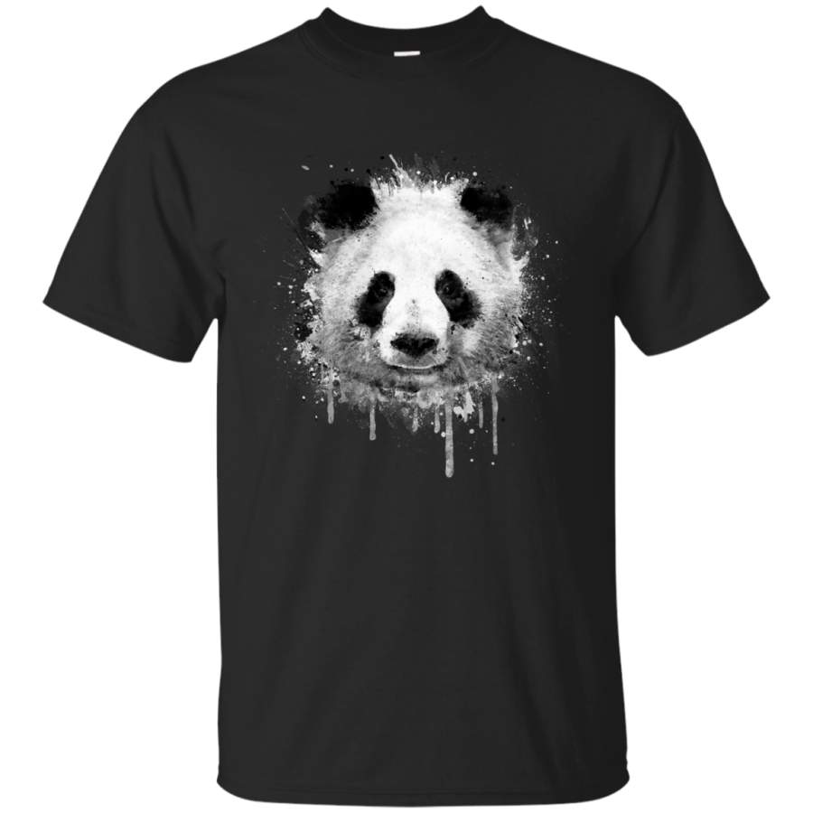 ANIMAL KINGDOM – Cool Abstract Panda Portrait in Black  White T Shirt & Hoodie