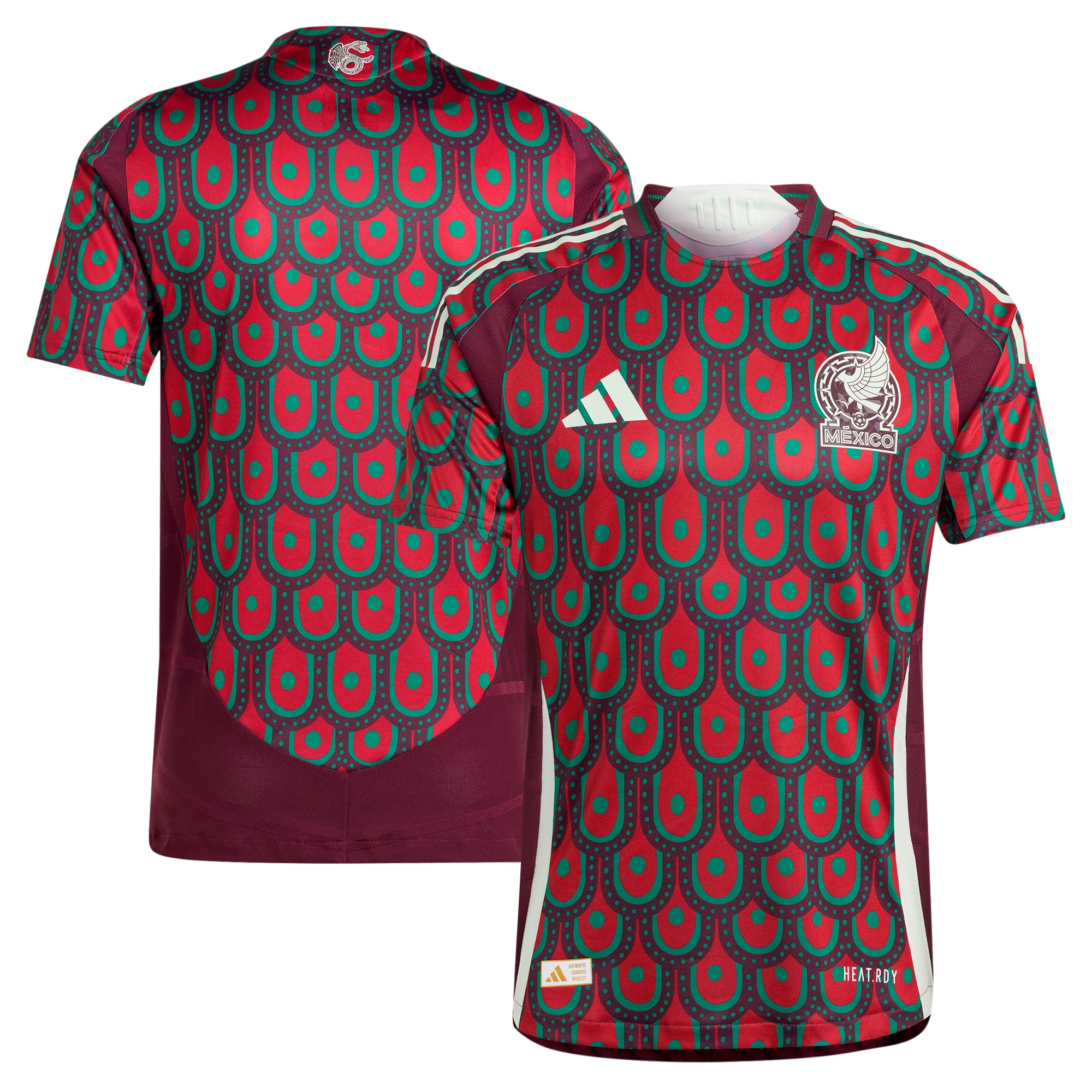 Mexico National Team 2024 Home Authentic Jersey – Burgundy