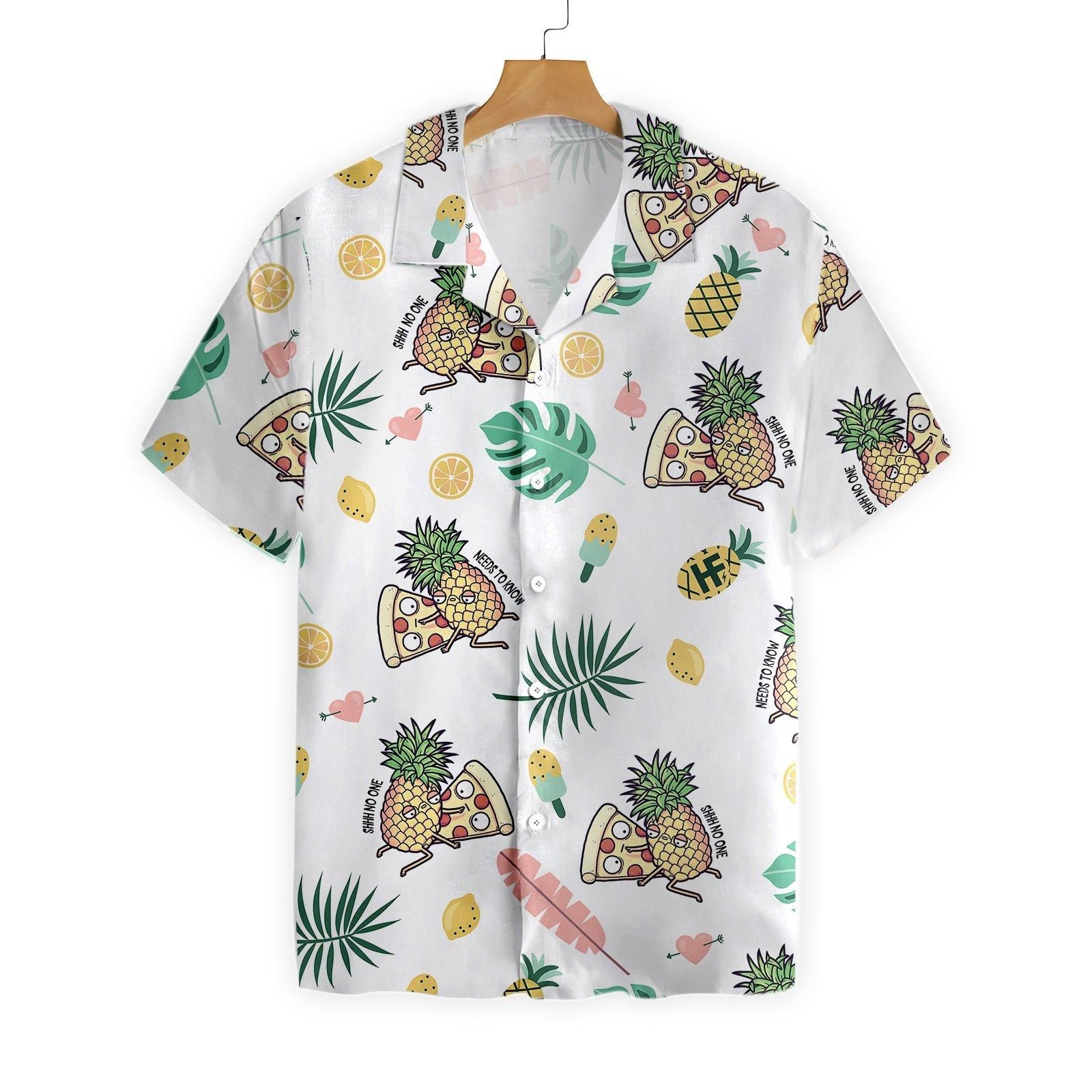 Cartoon Pizza Pineapple 0701 Hawaii Shirt Ha72161