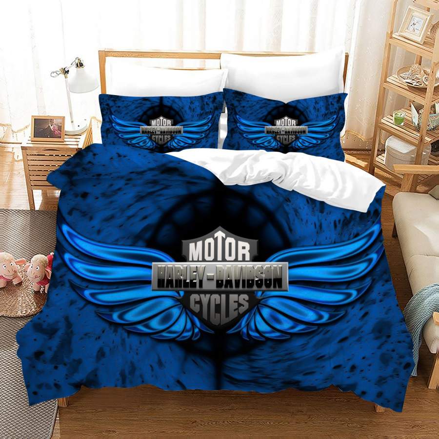 Motor Harley Davidson #5 Duvet Cover Quilt Cover Pillowcase Bedding Set Bed Linen Home Bedroom Decor