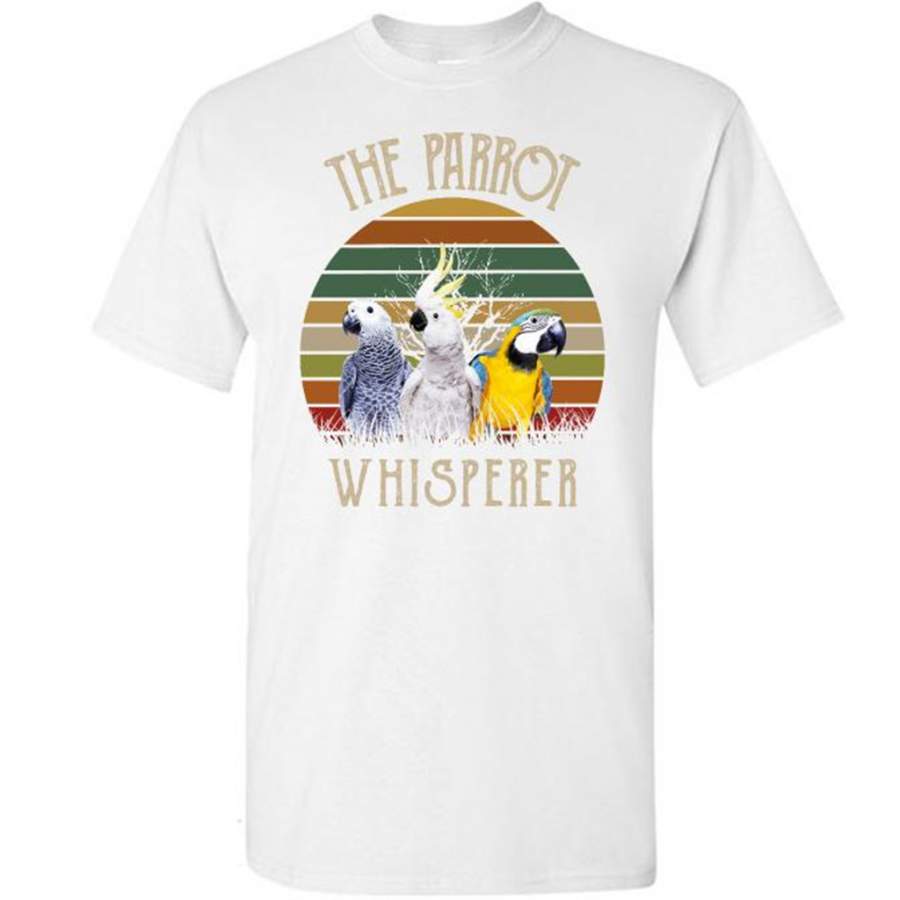 The Parrot Whisperer Classic Vintage Retro Design – Gildan Short Sleeve Shirt