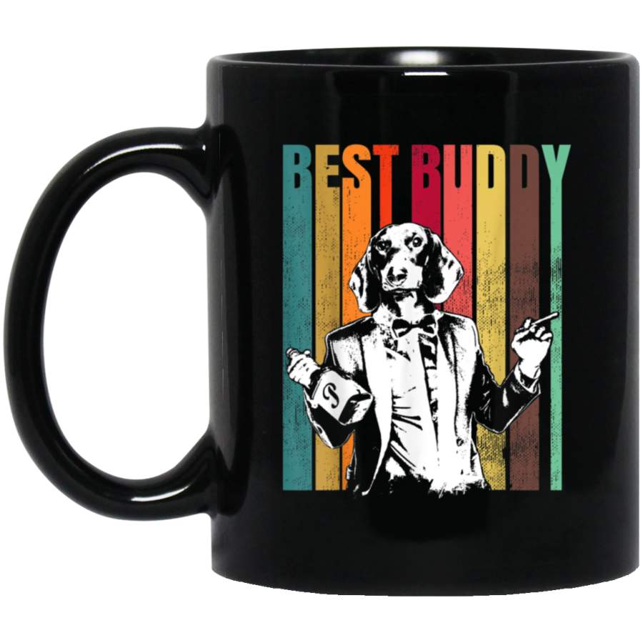 Dachshund Vintage Best Buddy Wiener Mug