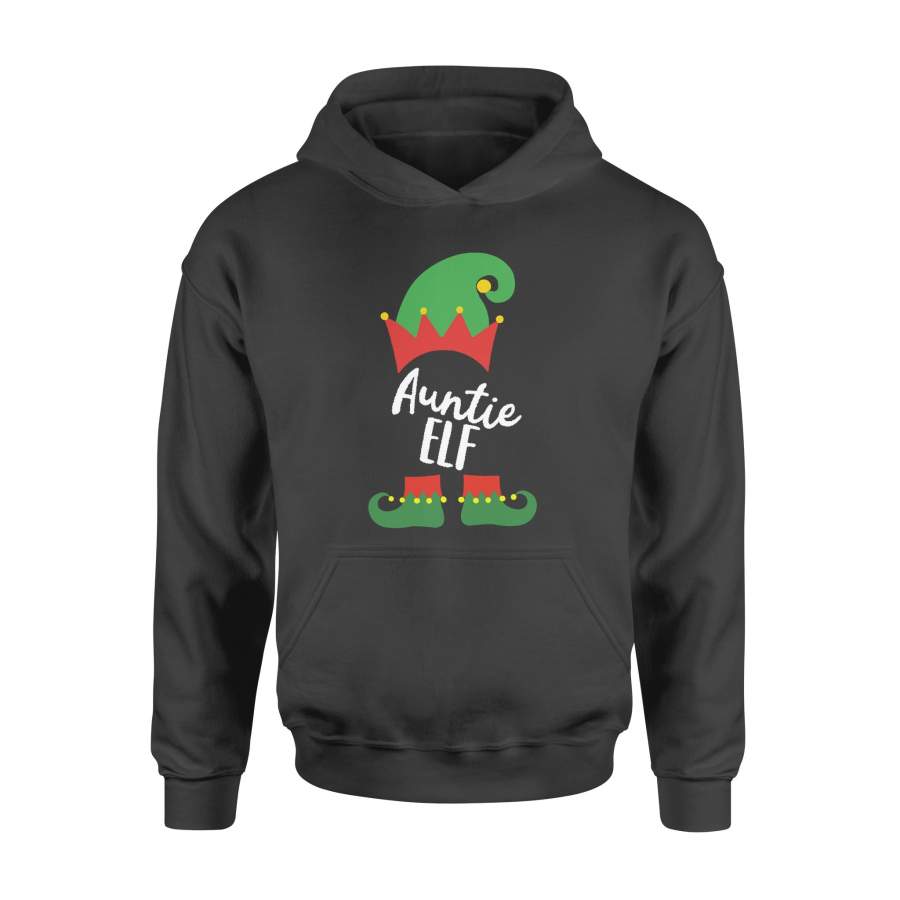 Auntie Elf Family Christmas Hoodie